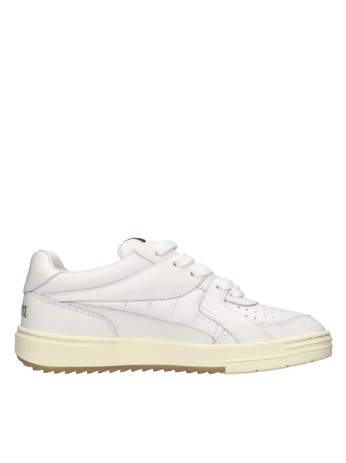 Leather sneakers PALM ANGELS | PWIA049E23LEA0020101BIANCO